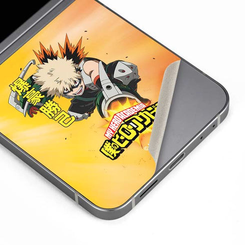 My Hero Academia Katsuki Bakugo Season 4 Galaxy Z Flip6 Skin
